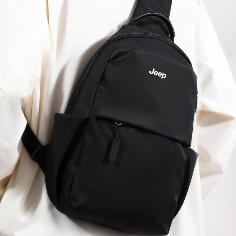 Нагрудная сумка Jeep Oxford Слинг Сумка (Slings) Стандартная Мужская Черная - изображение 5