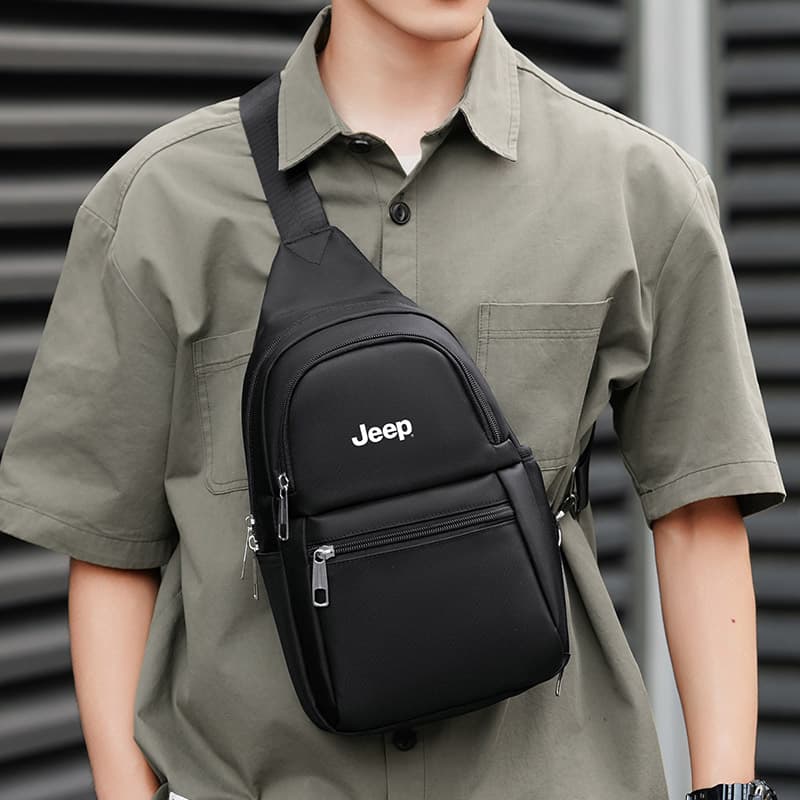 Нагрудная сумка Jeep Oxford Sling Bag Мужской Черный - изображение 4