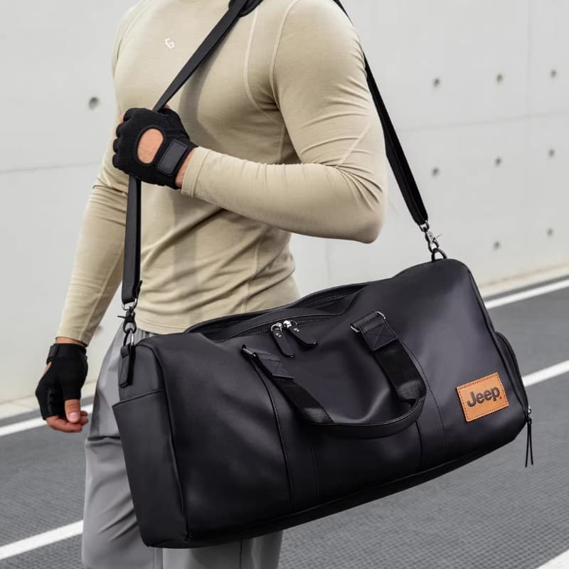 Спортивная сумка Jeep Oxford Road Bag Standard (Standard) Мужской Черный - изображение 4