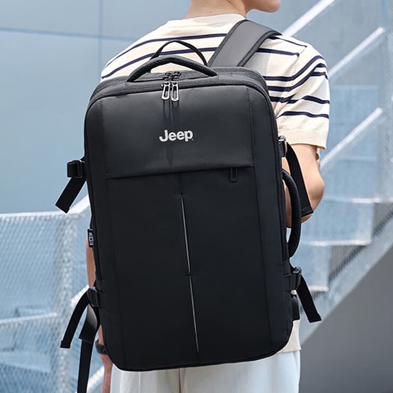 Рюкзак Jeep Оксфорд Рюкзаки Обычный (стандартный) Мужской Черный - изображение 4