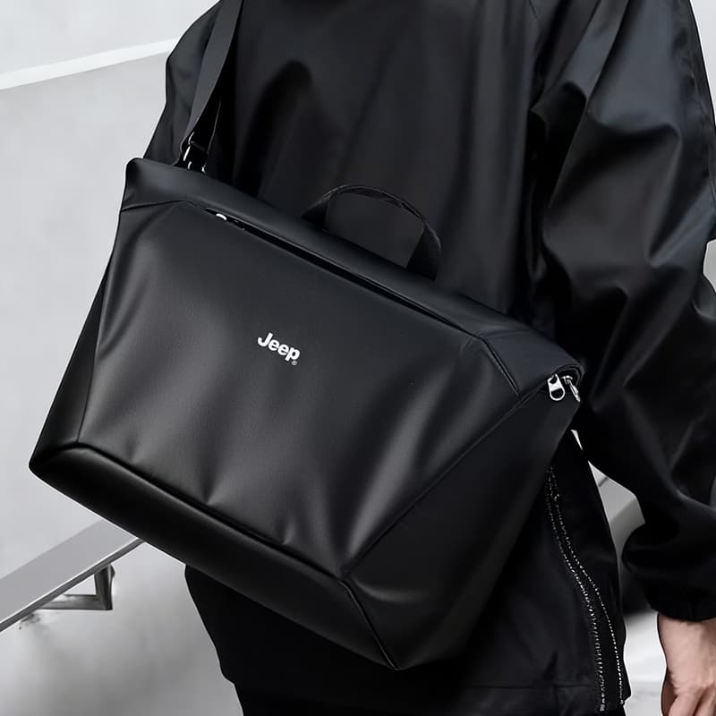Сумка через плечо Jeep Oxford Bag Мужская Черная - изображение 4