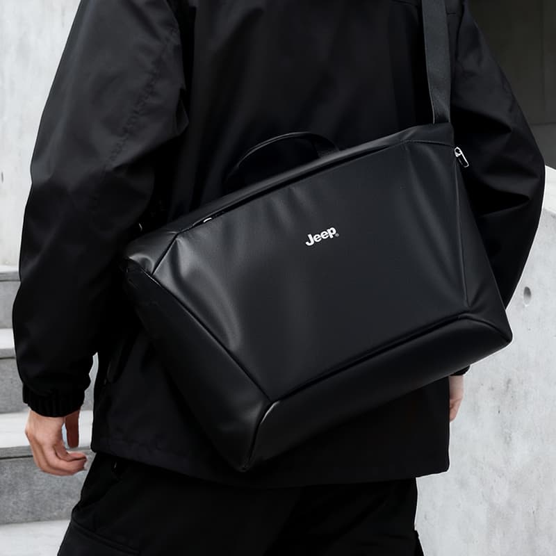 Сумка через плечо Jeep Oxford Bag Мужская Черная - изображение 5