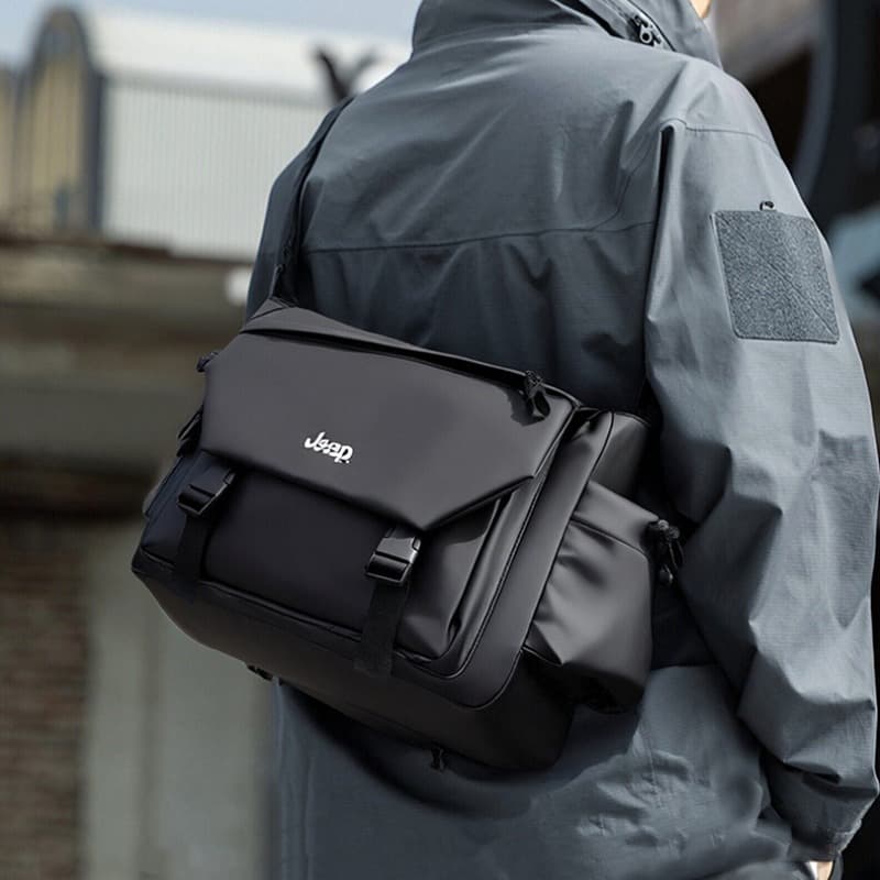 Сумка через плечо Jeep Oxford Crossbody Bag Standard (Standard) Unisex Джип Оксфорд Кроссбоди Сумка Стандартная (Стандартная) Унисекс - изображение 4