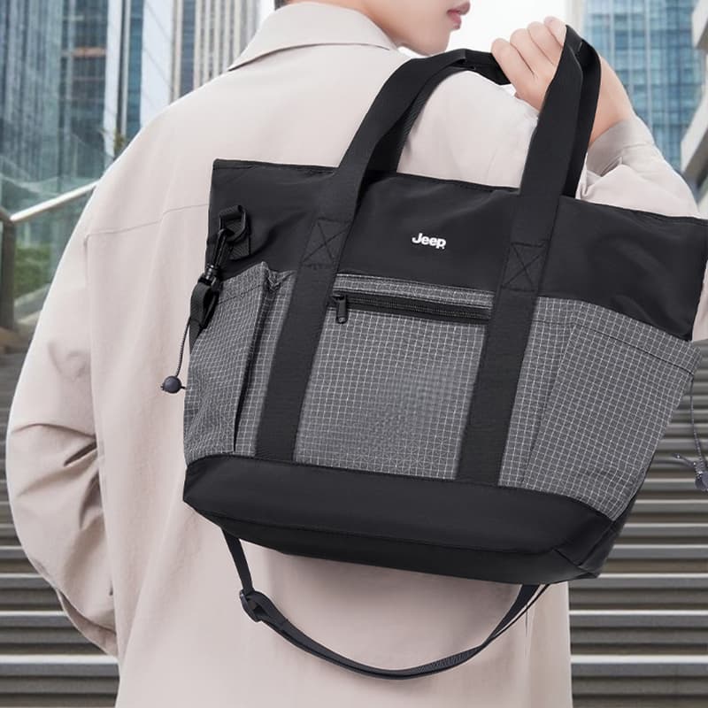 Мини-сумка Jeep Oxford Bag Standard (Standard) Unisex Black Джип Оксфорд Сумка Стандартная (Стандартная) Унисекс Черная - изображение 4