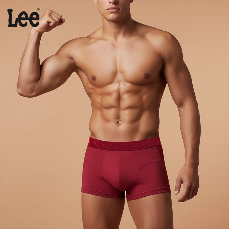 Трусы Lee 2 Pack (Red+Red) Мужские боксер-шорты - изображение 2
