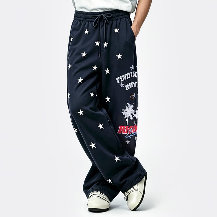 Штаны RIGORER Baby's Breath Blue Unisex Casual Pants - изображение 3