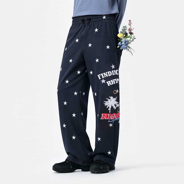 Штаны RIGORER Baby's Breath Blue Unisex Casual Pants - изображение 2