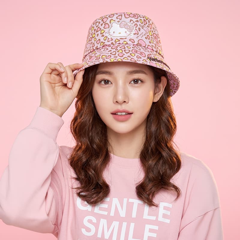 Панама Sanrio x Hello Kitty Вязаные Панамы из хлопка Унисекс - изображение 3