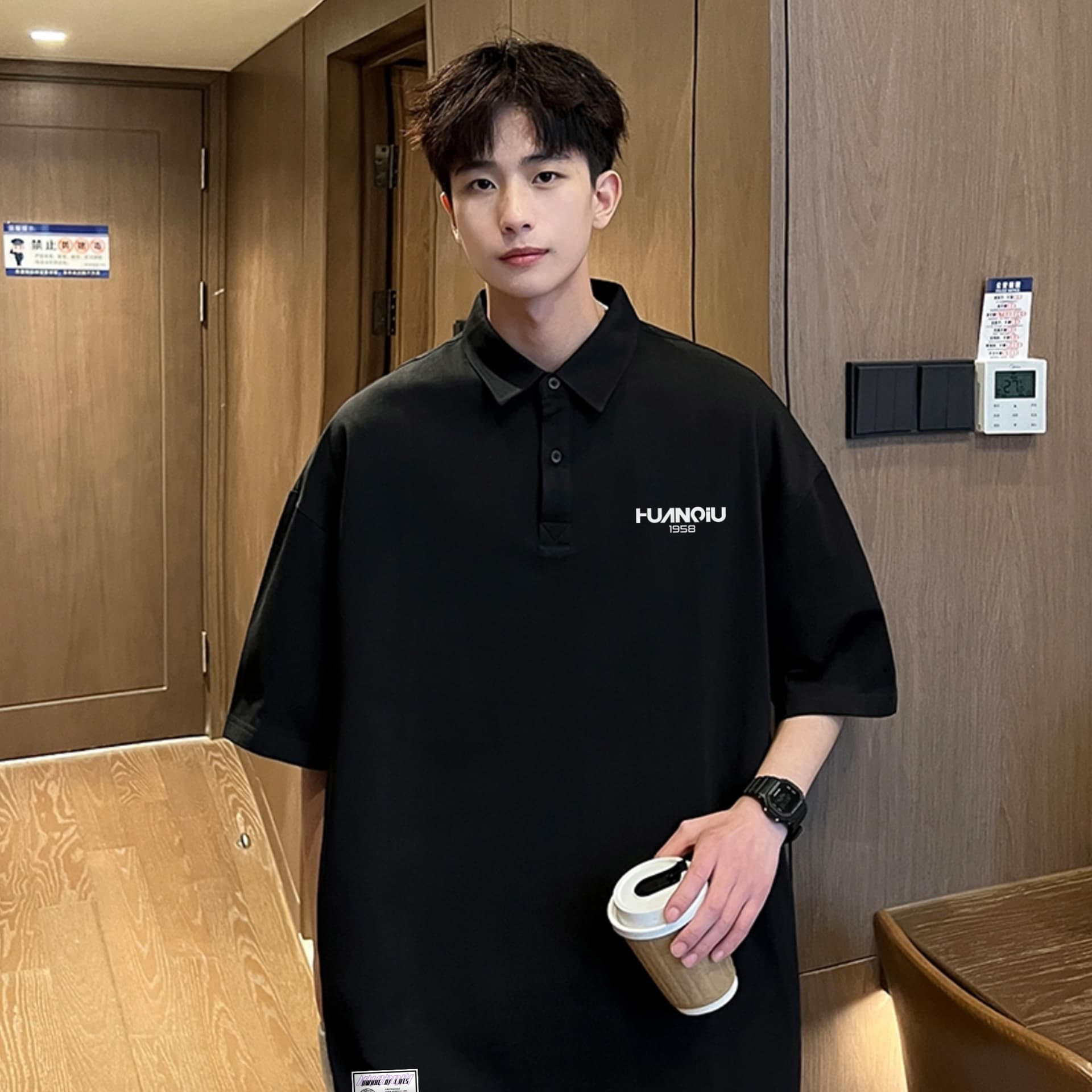 Поло HUANQIU Polo Shirt - изображение 5