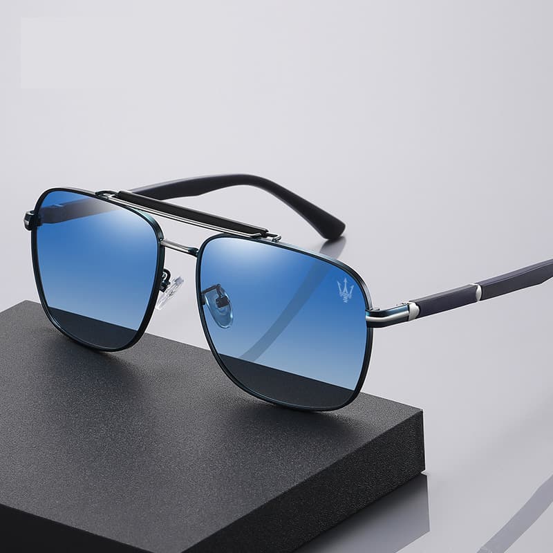 Солнцезащитные очки Maserati Metal Aviator Sunglasses Unisex Мазерати Металлические Солнцезащитные Очки Aviators Унисекс - изображение 2