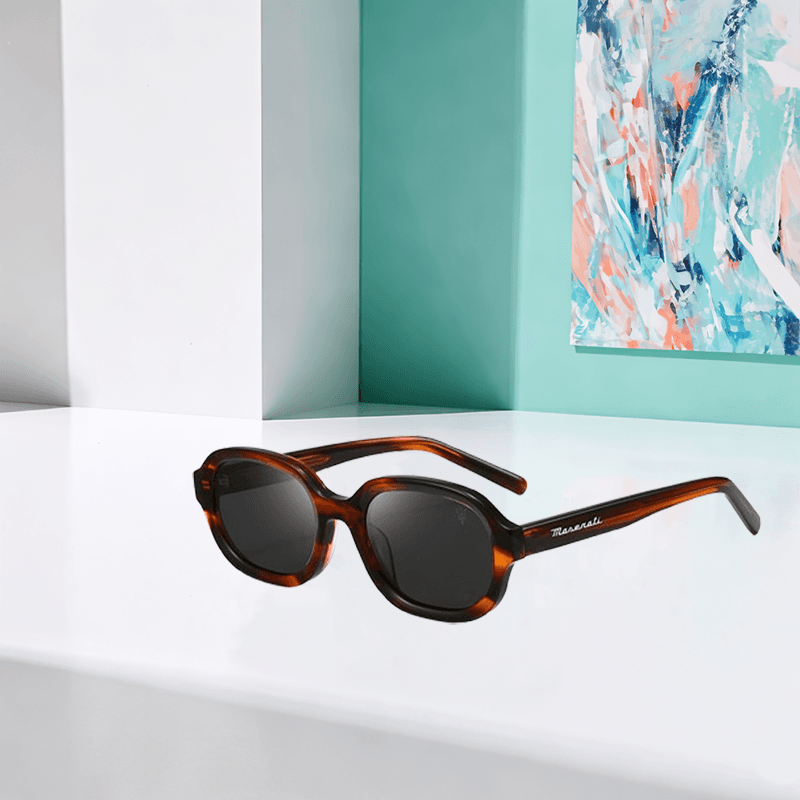 Солнцезащитные очки Maserati Пластиковая оправа OVAL SUNGLASSES Унисекс - изображение 7