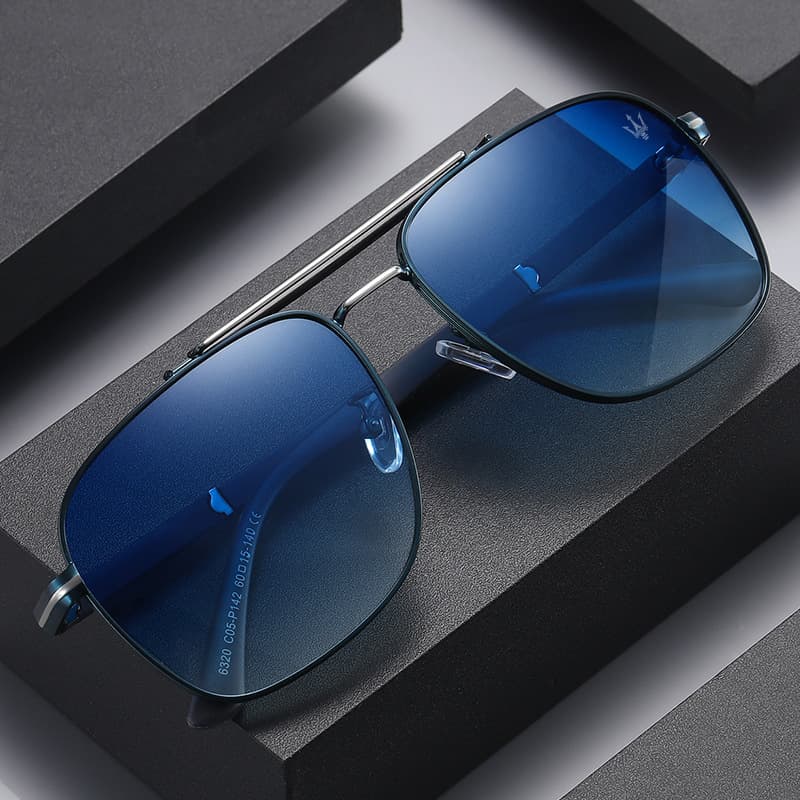 Солнцезащитные очки Maserati Metal Aviator Солнцезащитные очки Мужские - изображение 2