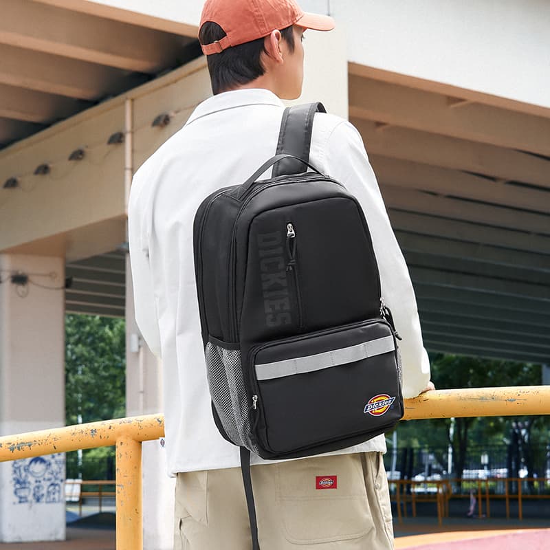 Рюкзак Dickies Полиэфирное волокно Рюкзак Унисекс Белый Черный - изображение 10