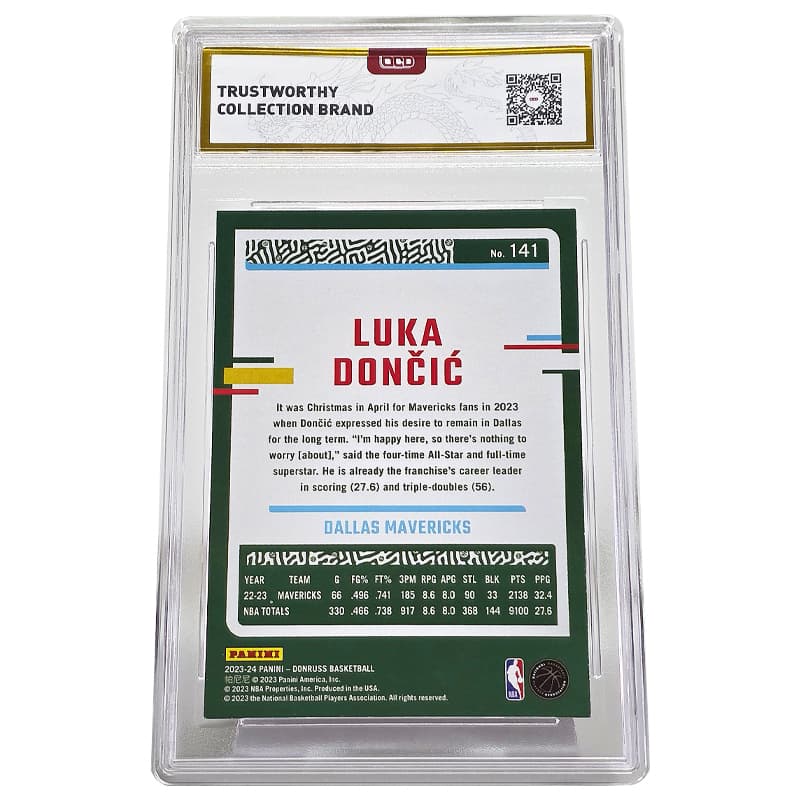 PANINI Дончич Звезда Карта 23 24 Сезон Дюрекс Коллекция Большой Отношение Особенно Выбранные Карточки - изображение 2