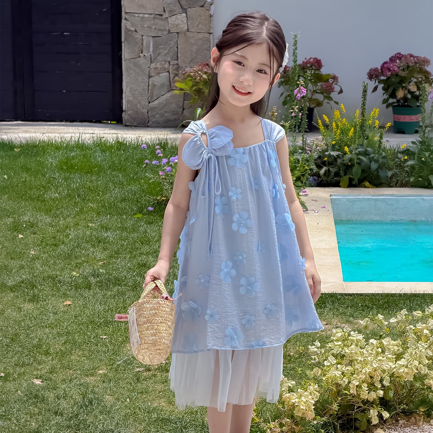 PIERRE CARDIN Blue Kids Платья - изображение 6