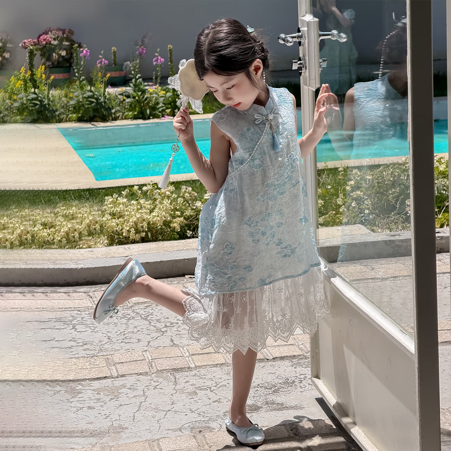 PIERRE CARDIN Blue Kids Платья - изображение 6