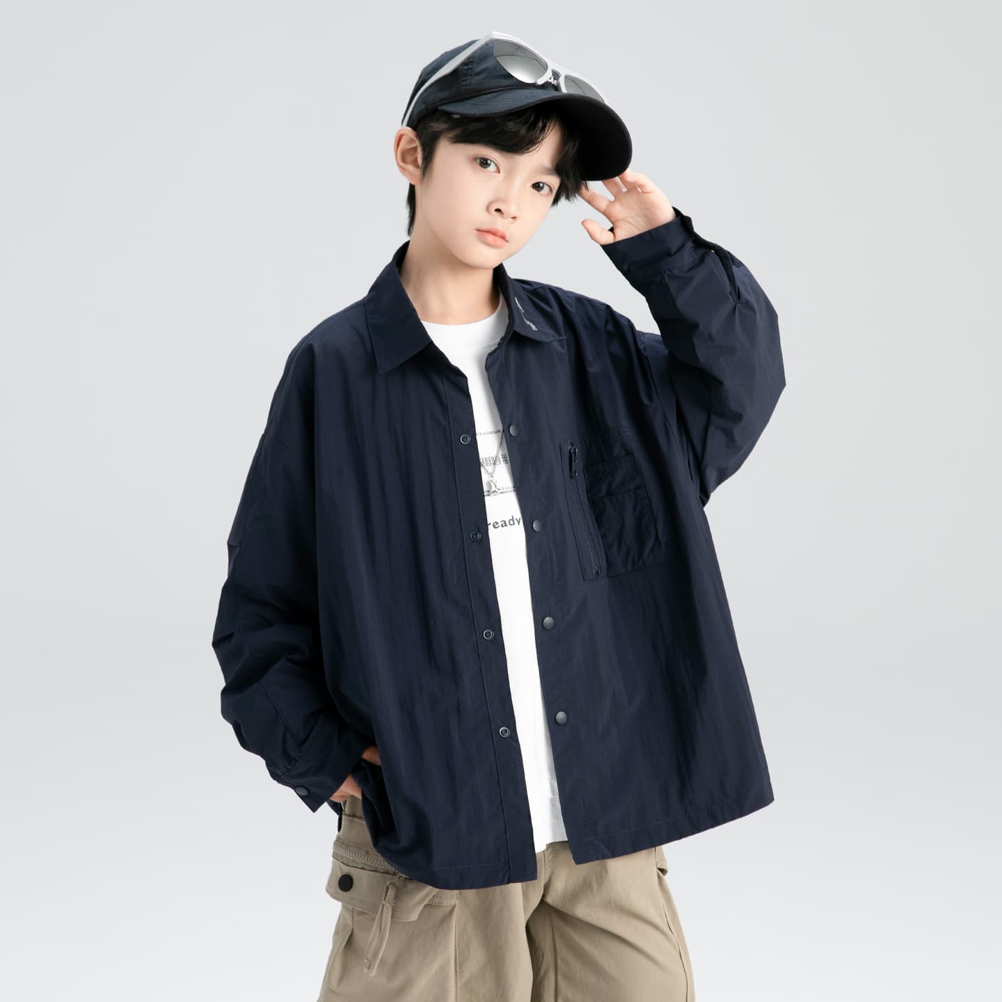 PIERRE CARDIN Темно-синий Kids Повседневные Рубашки - изображение 5