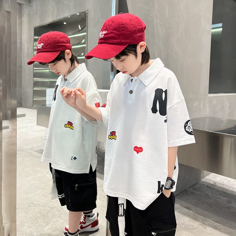 Футболка PIERRE CARDIN Белый Kids T-рубашки - изображение 5