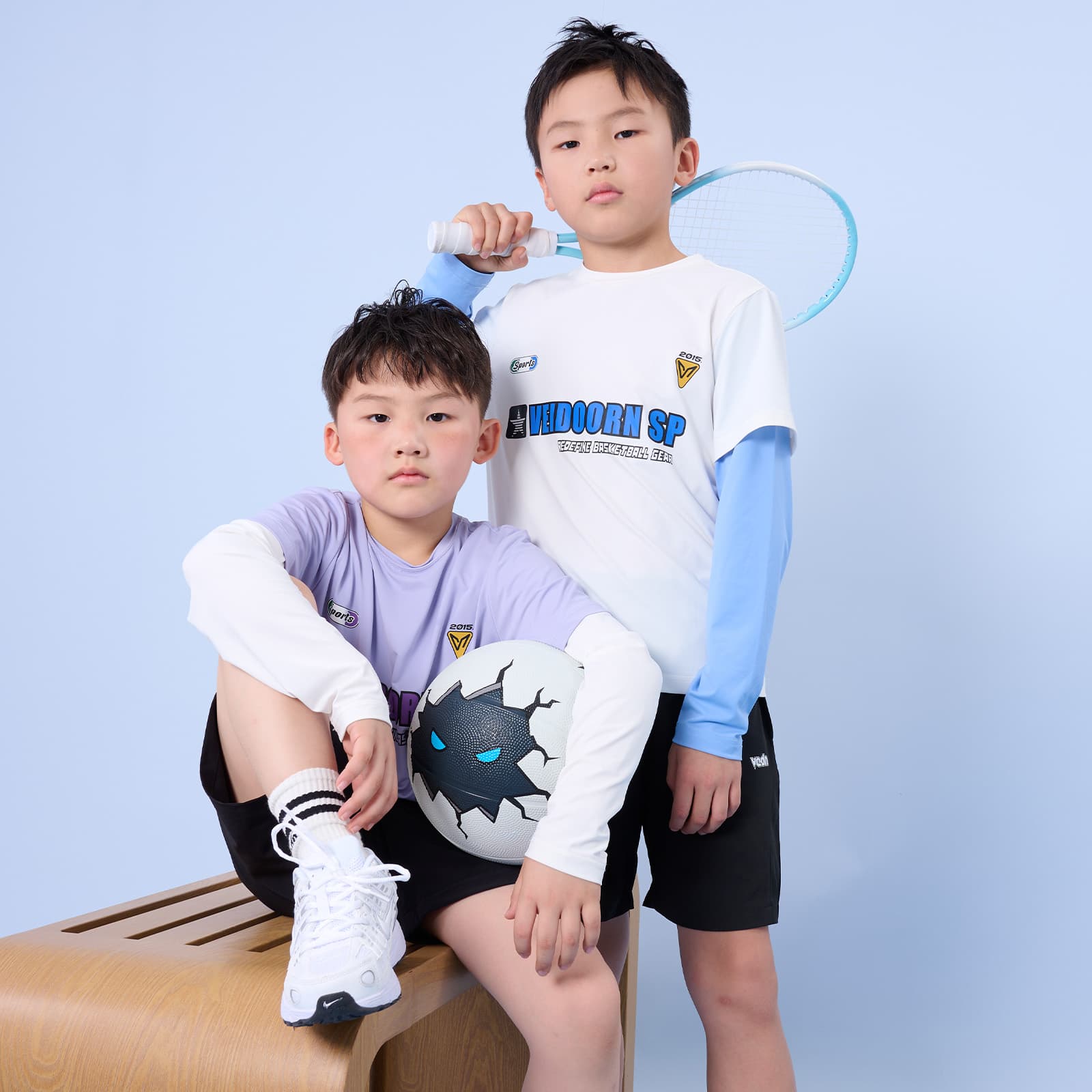 Футболка VEIDOORN Белый Kids T-рубашки - изображение 3