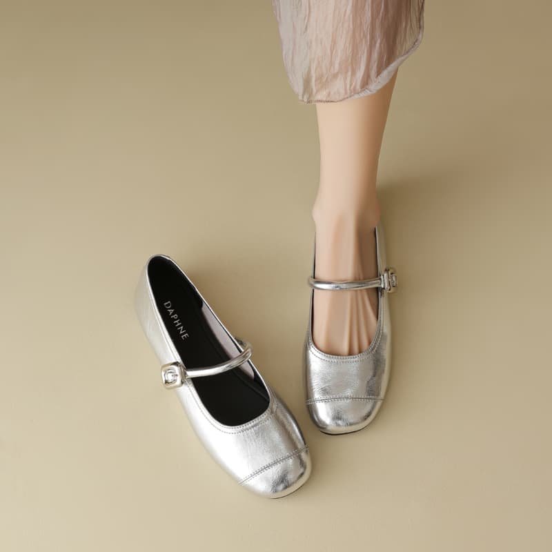 DAPHNE PU (полиуретан) Тонкие и Без Форма Туфли Мэри Джейн Женские - изображение 6