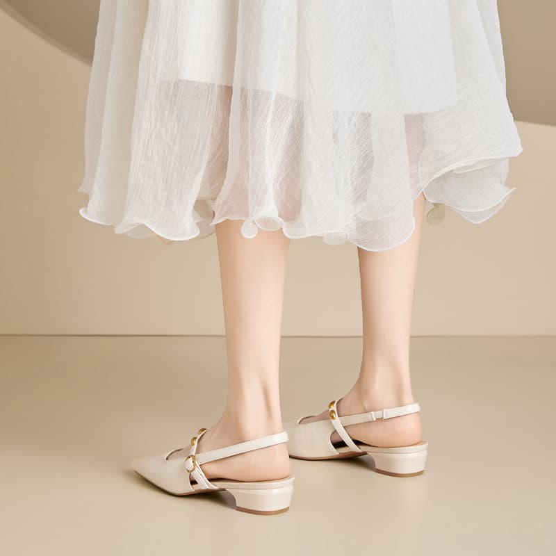 Шлёпанцы DAPHNE Синтетическая кожа Одиночные Шнуровые Сандалии Женские - изображение 3