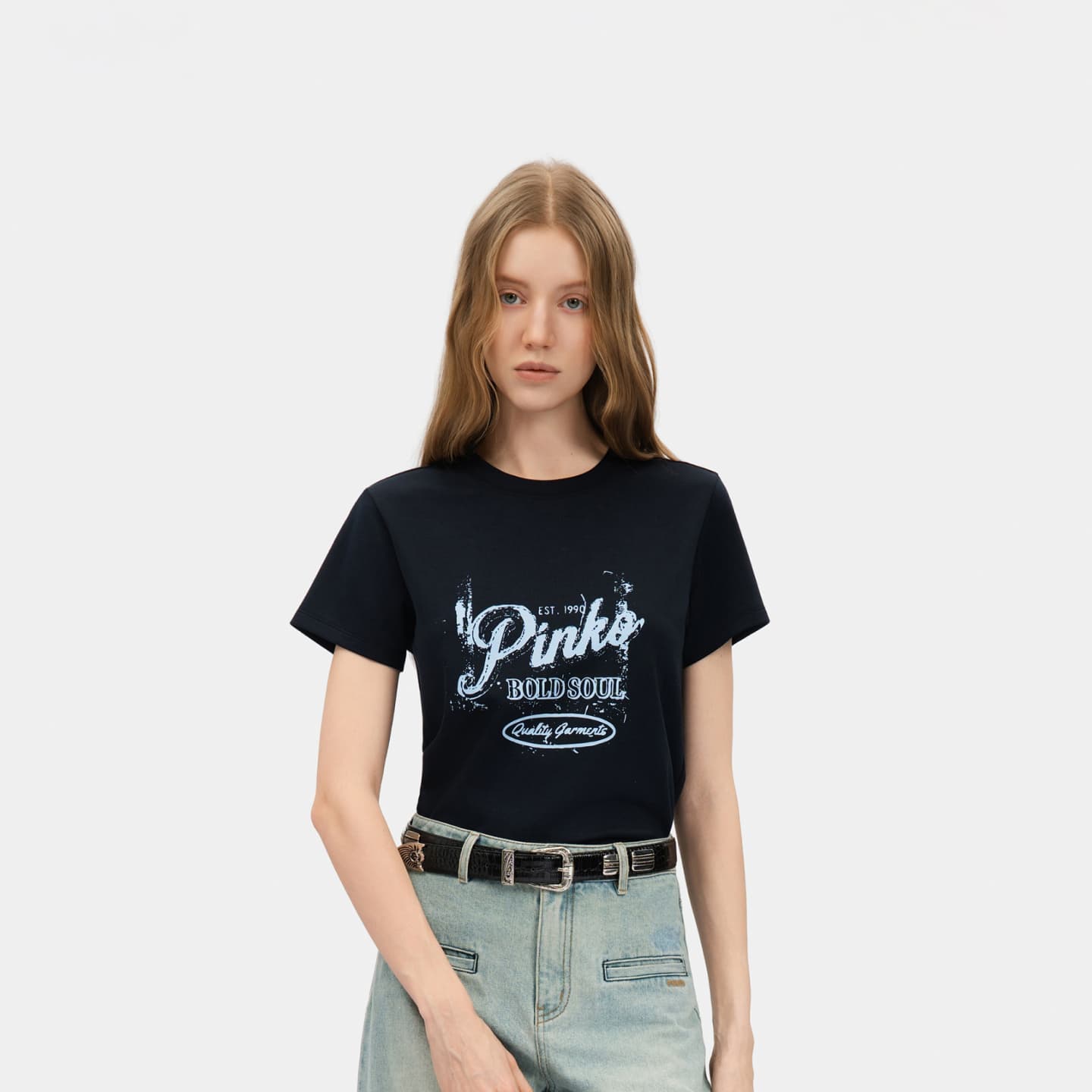 Футболка PINKO SS26 Стандартная рукав T-рубашка Женская - изображение 2