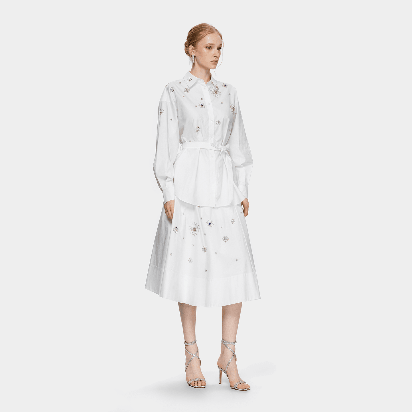 Юбка PINKO SS26 Повседневная длинная юбка для женщин - изображение 4