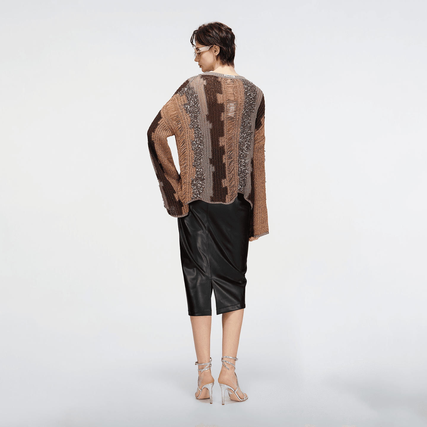 PINKO SS26 Кожа Длинный Юбка Женские - изображение 4