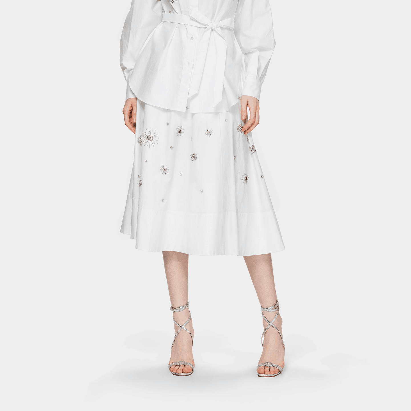 Юбка PINKO SS26 Повседневная длинная юбка для женщин - изображение 2
