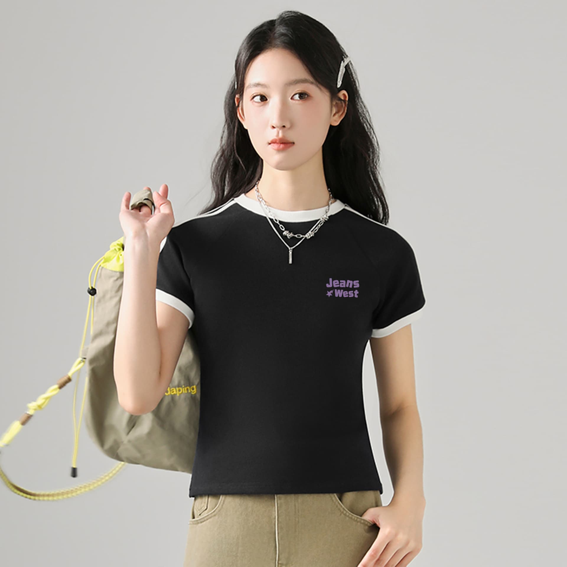 Футболка JEANSWEST Женские T-рубашки - изображение 2