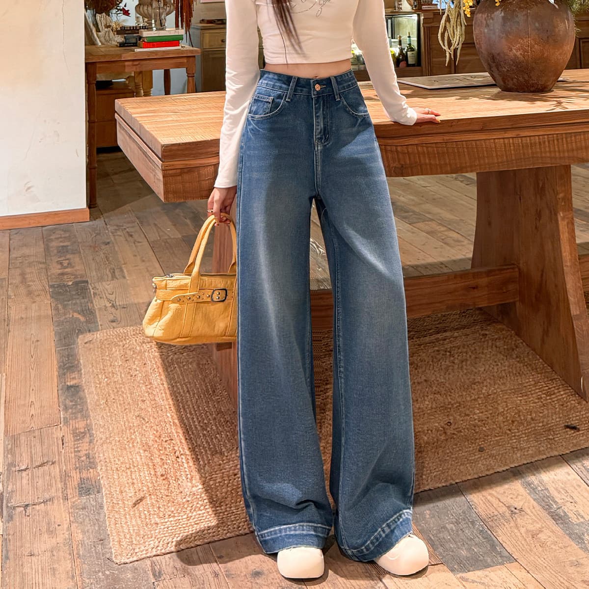 Джинсы JEANSWEST Синий Женские Джинсы - изображение 4