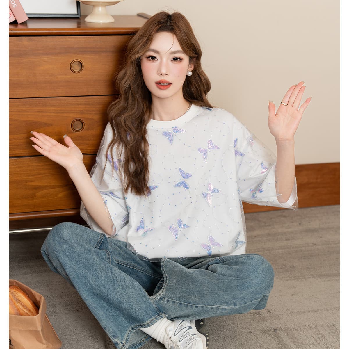 Футболка JEANSWEST Женские T-рубашки - изображение 3