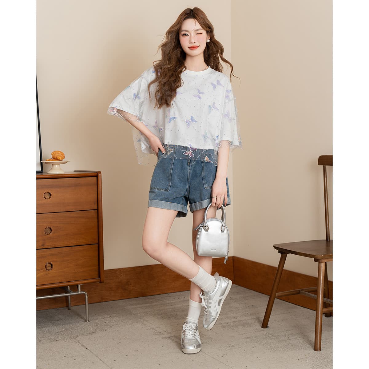 Футболка JEANSWEST Женские T-рубашки - изображение 8