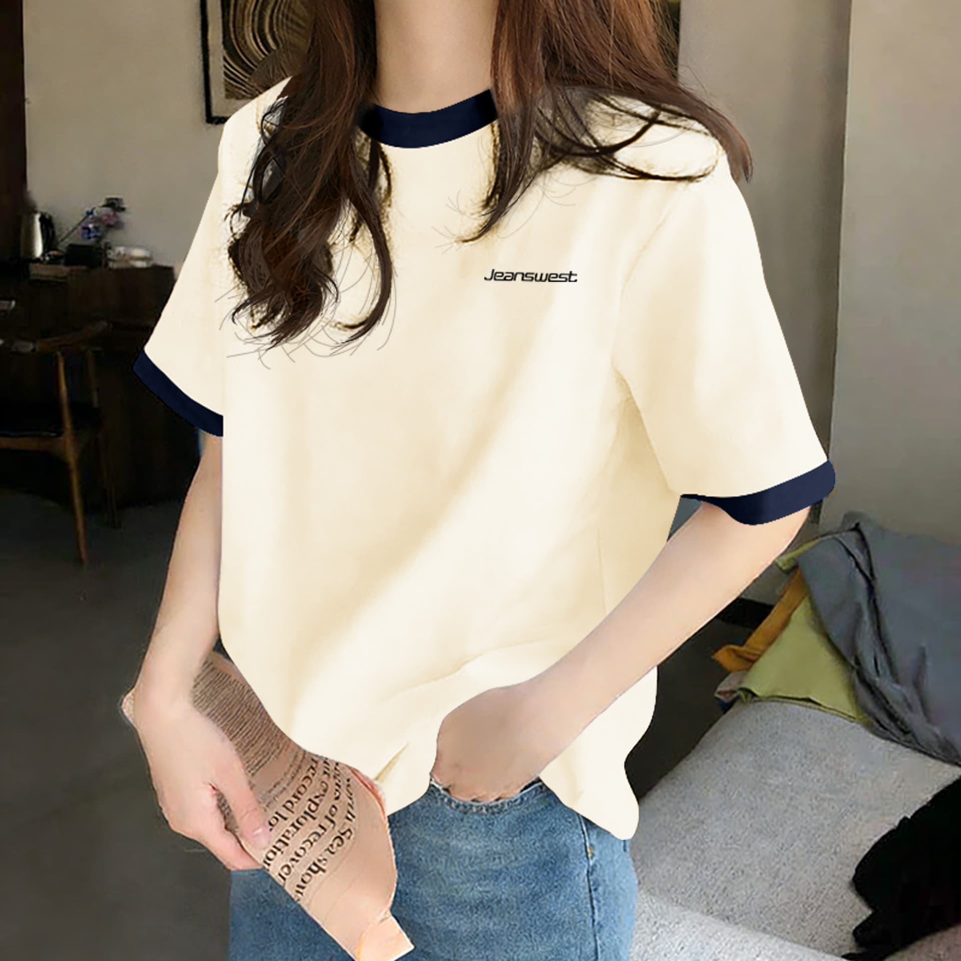 Футболка JEANSWEST Женские T-рубашки - изображение 2