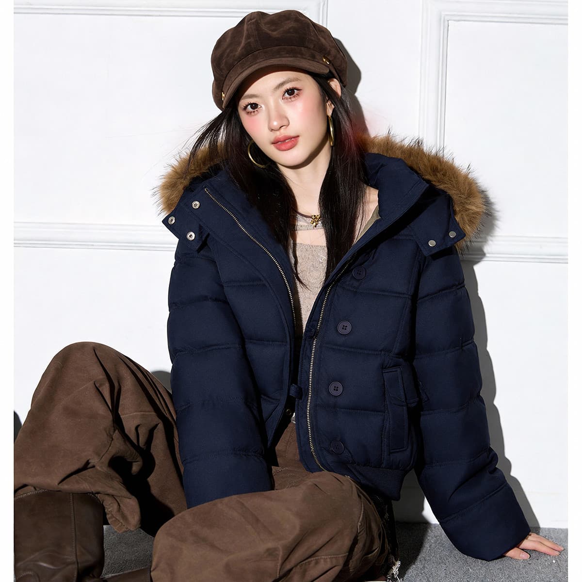 JEANSWEST Хлопковый пуховик женский - изображение 3