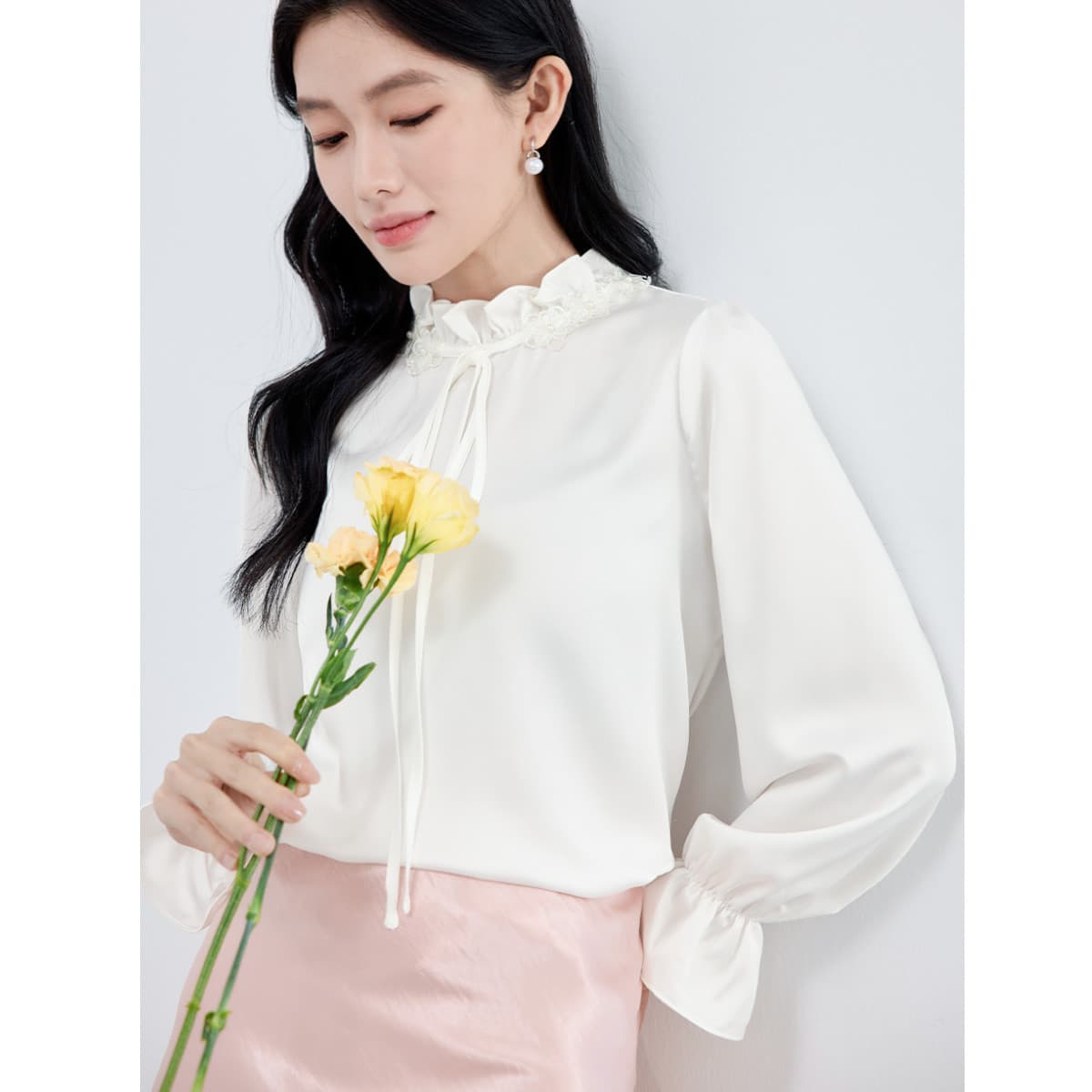 JEANSWEST Женские Шифоновые Рубашки - изображение 2