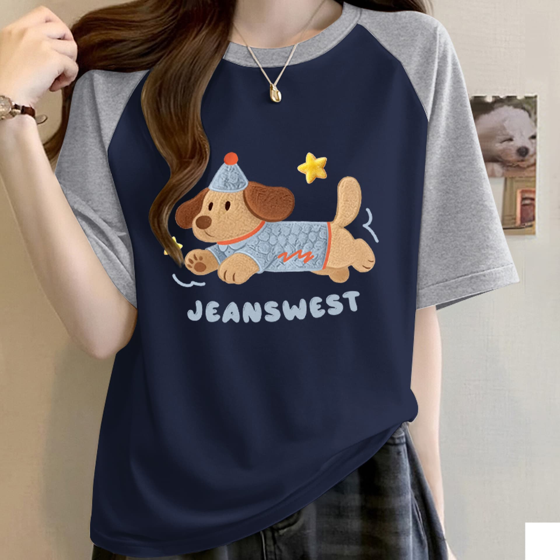 Футболка JEANSWEST Женские T-рубашки - изображение 2