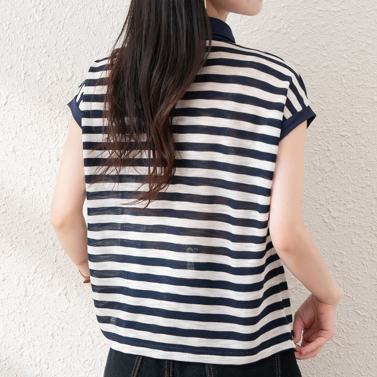 Футболка JEANSWEST Темно-синие женские футболки - изображение 4