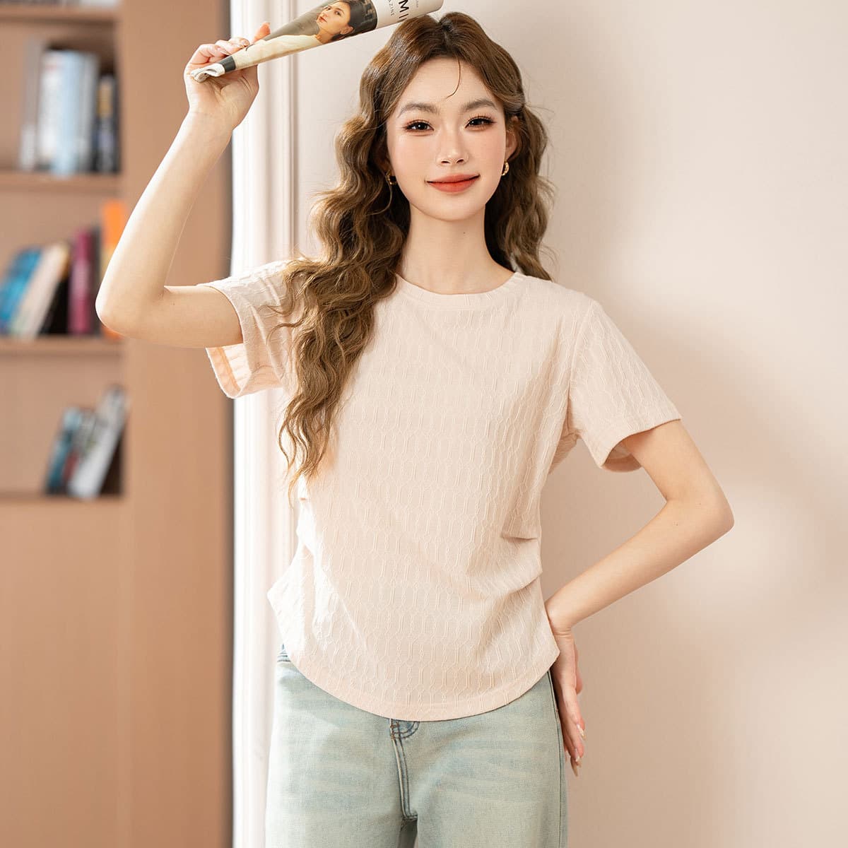 Футболка JEANSWEST Женские T-рубашки - изображение 5