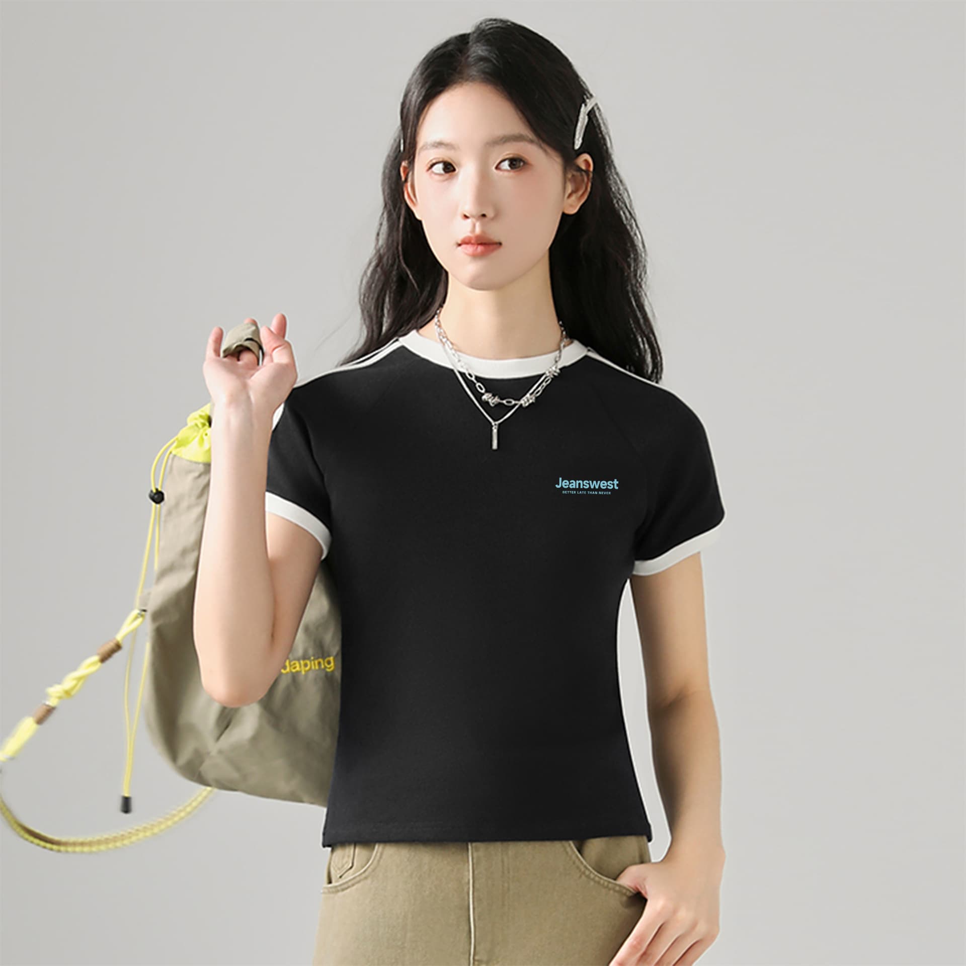 Футболка JEANSWEST Женские T-рубашки - изображение 2
