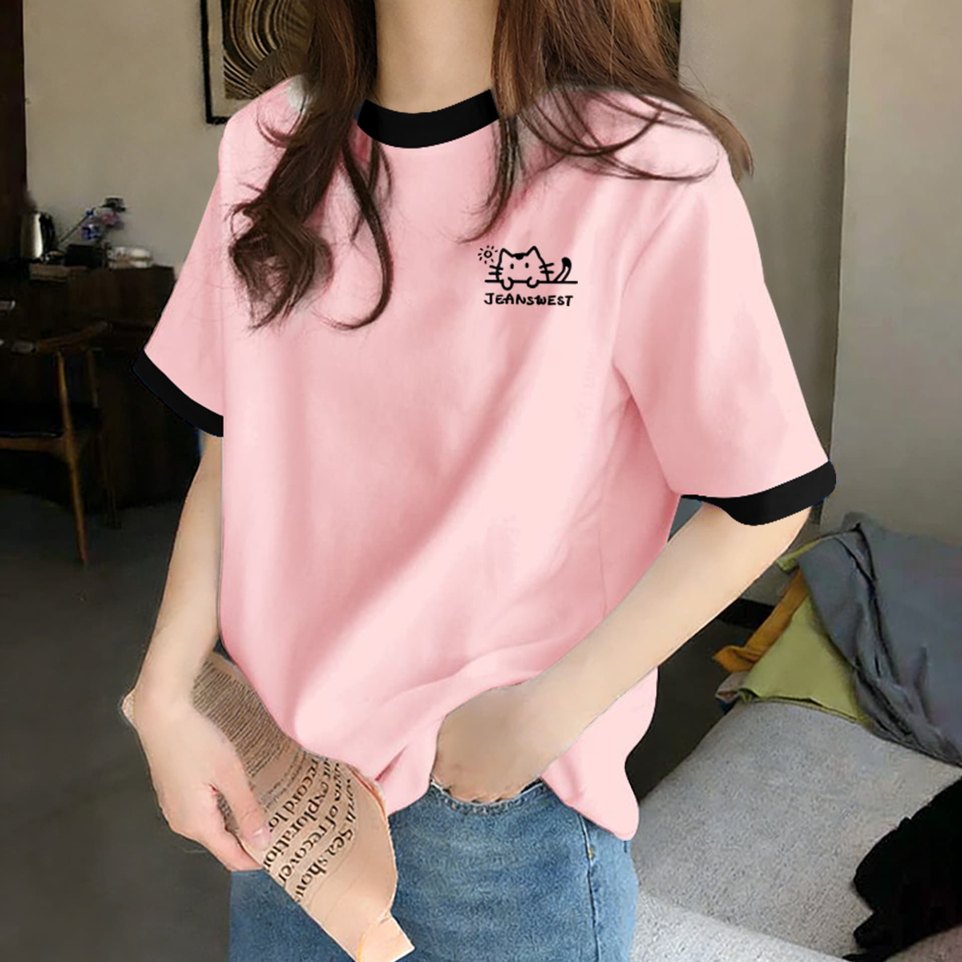 Футболка JEANSWEST Женские T-рубашки - изображение 2