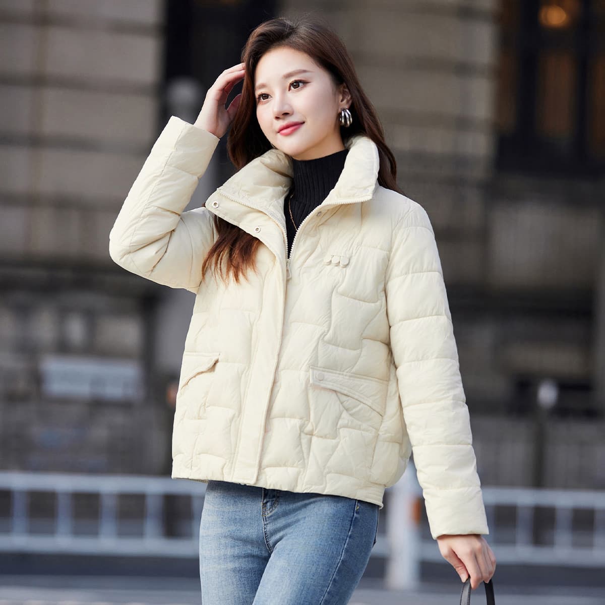JEANSWEST Женские Синтепоновые Куртки - изображение 4