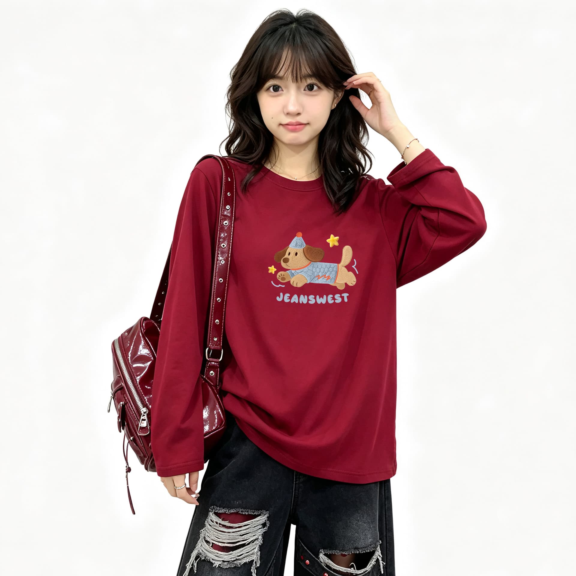Футболка JEANSWEST Женские T-рубашки - изображение 2