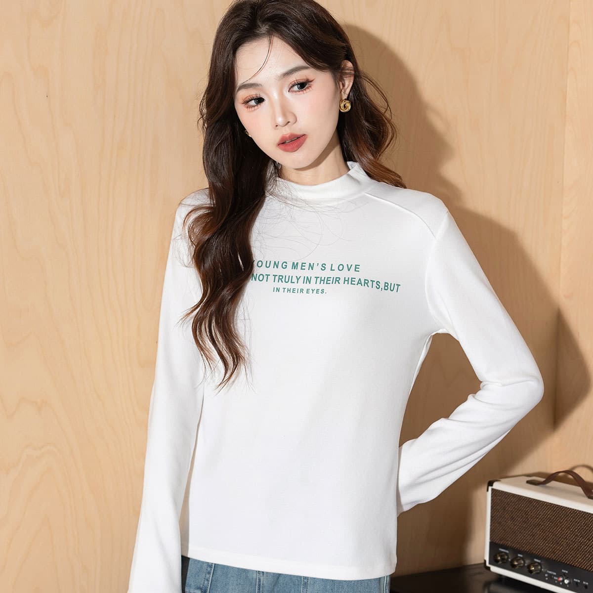 Футболка JEANSWEST Белый Женские T-рубашки - изображение 3