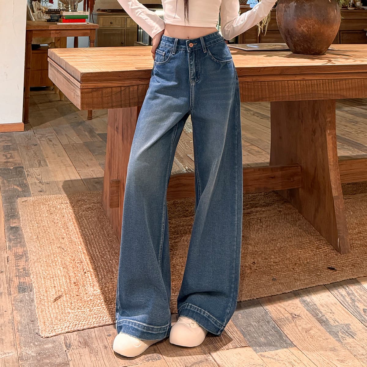 Джинсы JEANSWEST Синий Женские Джинсы - изображение 6