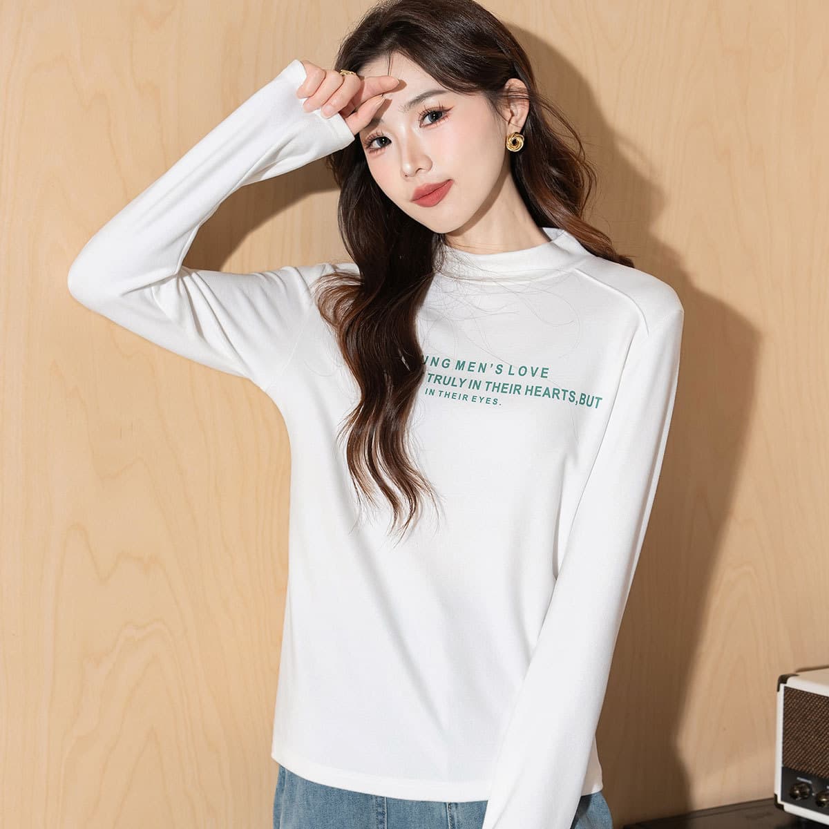 Футболка JEANSWEST Белый Женские T-рубашки - изображение 2