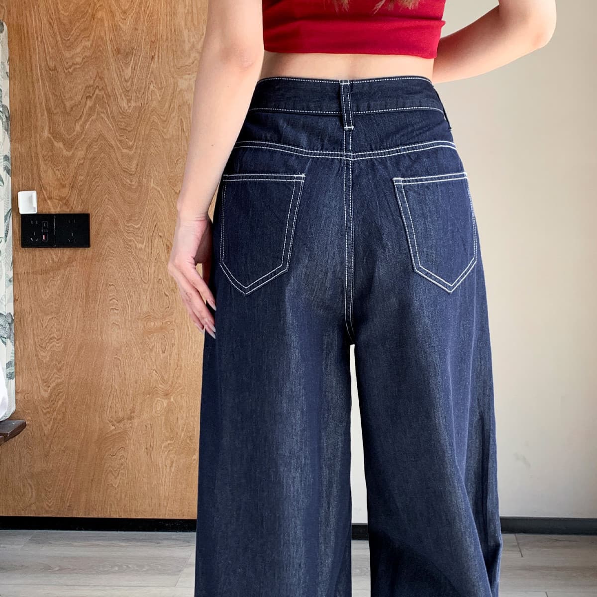 Джинсы JEANSWEST JEANS Женские Ностальгический синий - изображение 6