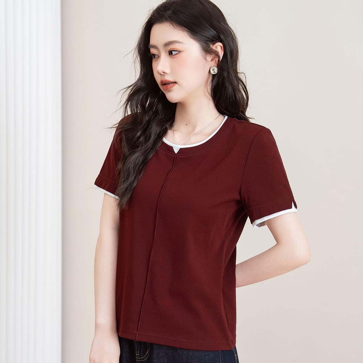 Футболка JEANSWEST Женские T-рубашки - изображение 5