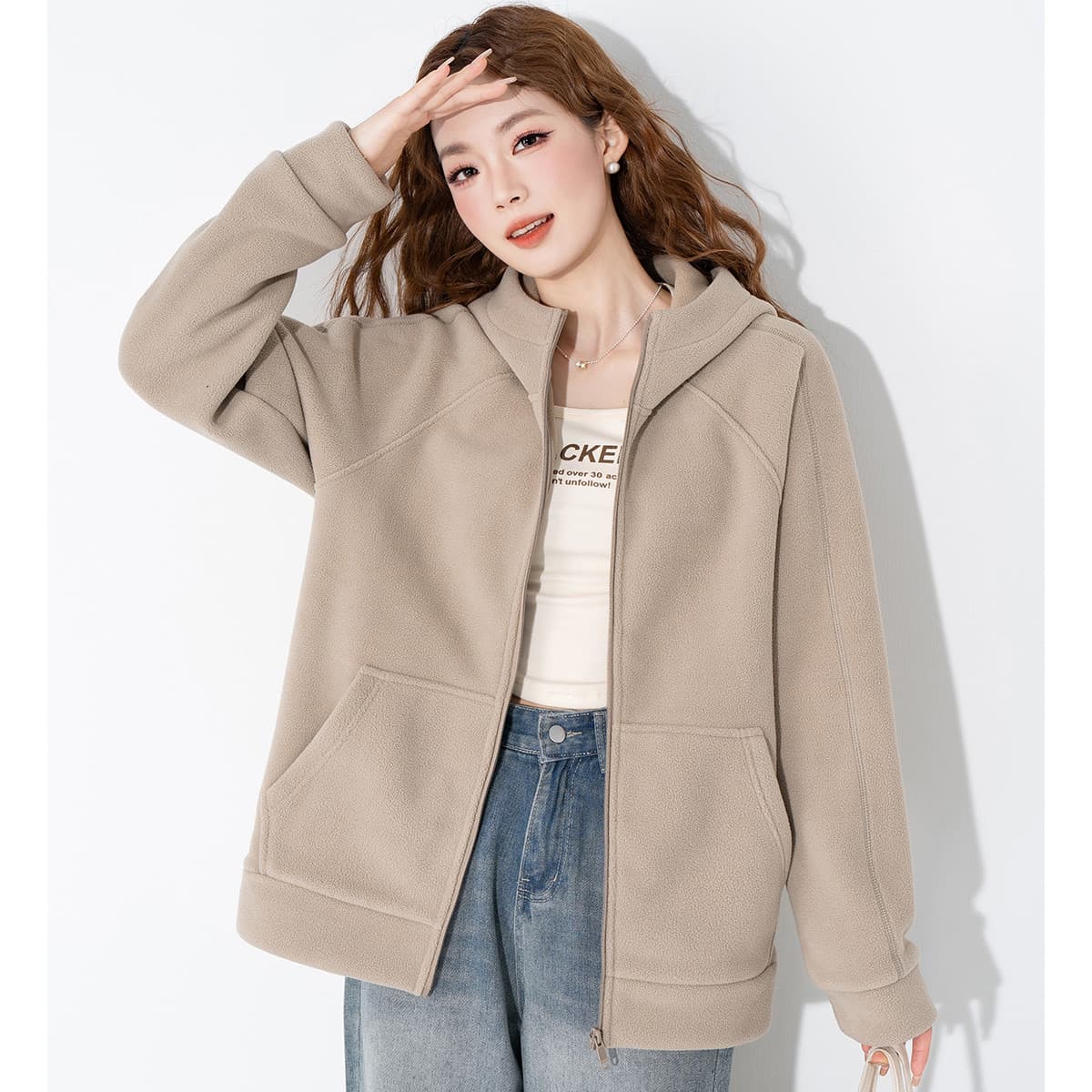 JEANSWEST Женские Флисовая куртка - изображение 4