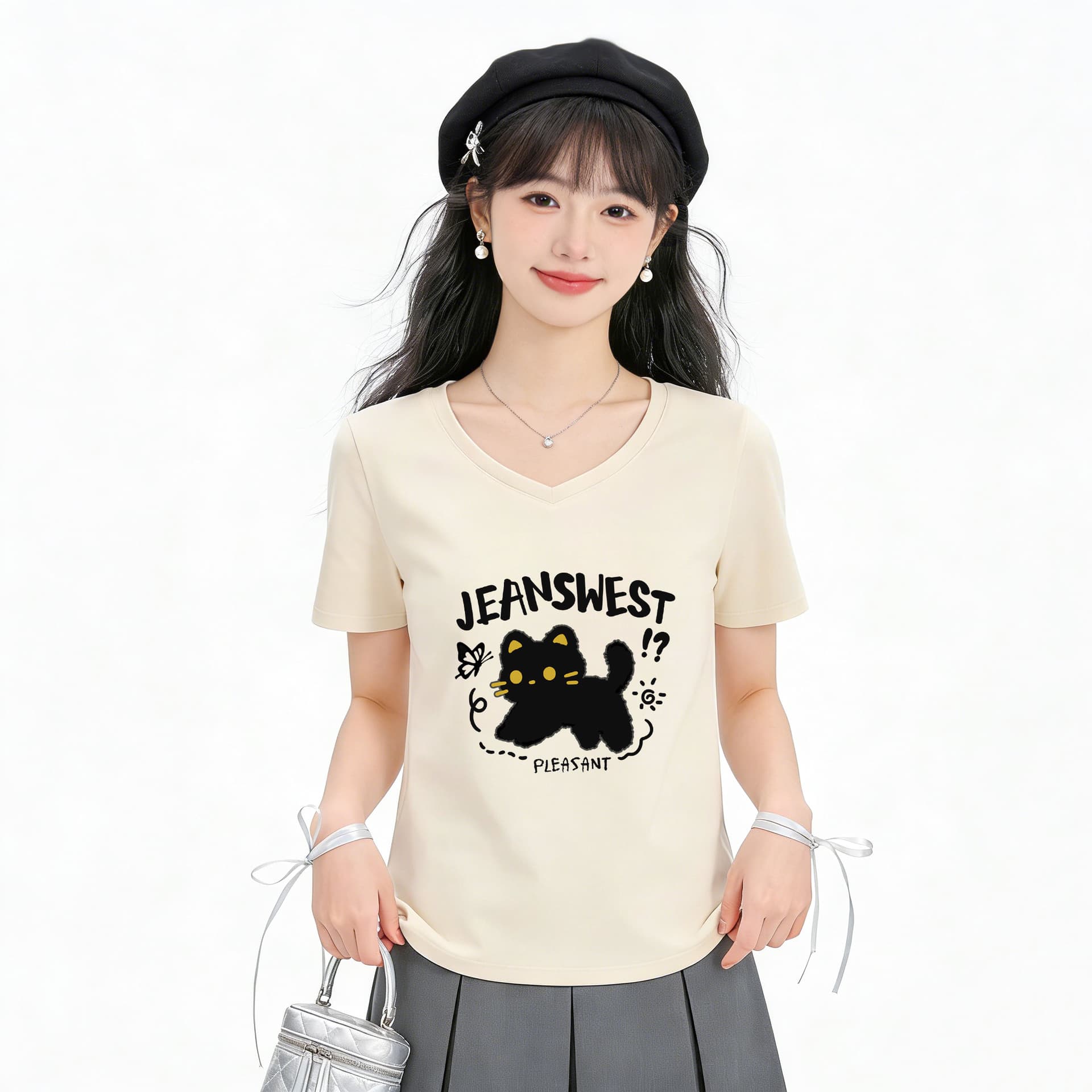 Футболка JEANSWEST Женские T-рубашки - изображение 2